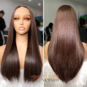 Venta al por mayor 13X6 HD peluca Frontal de encaje brasileño virgen suizo cierre hueso recto vietnamita Remy pelo directo de fábrica pelucas humanas - Product Image 4