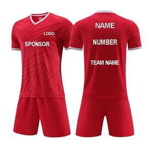 Uniforme de Fútbol, Venta Caliente, Logotipo Personalizado, Transpirable, Tallas Grandes, Conjunto Unisex para Deportes de Verano, 100% Poliéster, Secado Rápido, Sin Mangas - Product Image 2