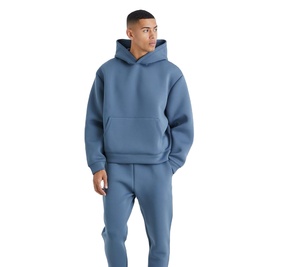 Vêtements de sport de qualité supérieure Gym Fitness Tech Polaire Training Survêtements Hommes Deux Pièces Ensemble Survêtement Jogging Costume pour Hommes - Product Image 1