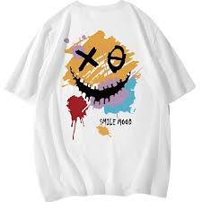 เสื้อยืดสตรีทแวร์โอเวอร์ไซส์ทรงหลวมคุณภาพสูง พิมพ์ลายกราฟิกดีไซน์ตามสั่งสำหรับผู้ชาย - Product Image 3