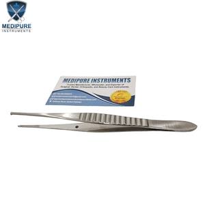 Pinces à tissus Gillies réutilisables en acier inoxydable, instrument chirurgical professionnel pour usage médical et vétérinaire - Product Image 6