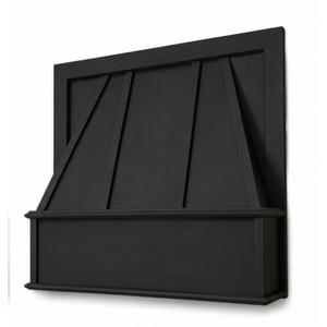 Cubierta Decorativa para Campana Extractora de Cocina, de Madera Sólida, Estilo Moderno Rústico, para Interiores de Casas de Lujo - Product Image 1