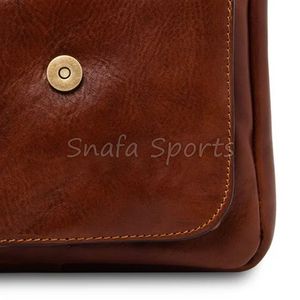 Sac à bandoulière vintage en cuir véritable pour homme et femme, usage quotidien, affaires, décontracté, mode, durable, haute qualité - Product Image 6