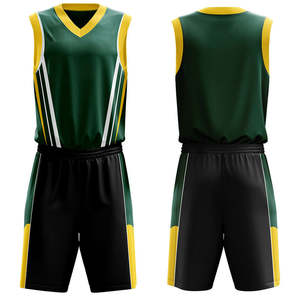 Newest Custom Sublimated Basketball Uniform Unisex College Team Jerseys Quick Dry Breathable Plus Size Features Latest Design - Product Image 1