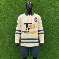 Maillot de hockey sur glace sublimé pour homme Toronto, manches longues, respirant, anti-humidité, coupe classique, vêtements d'équipe pour adulte