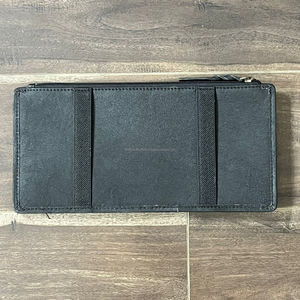2026 Wholesale New Arrival <b>Car</b> Sun Visor Organizer Genuine Cowhide Leather <b>Car</b> <b>Interior</b> Accessories Pocket Card Storage Wallet - Product Image 5