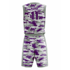 Ensemble d'uniformes de basket-ball personnalisés avec logo, maillot réversible léger et respirant, vêtements de sport - Product Image 4