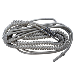Nueva llegada: Correa de cintura de nailon trenzado personalizada con punta metálica, amarilla y gris, cordón de hombro ceremonial para vestido. - Product Image 2