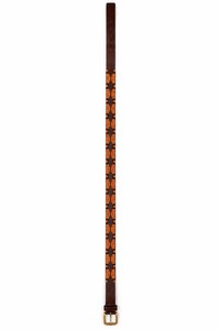 Ceinture en cuir véritable pour homme, personnalisée, faite à la main, style Gaucho, brodée, vente en gros, fournisseur d'usine LPB-0027 - Product Image 2