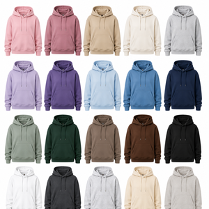 Women's Winter Custom Printed Eco-Friendly Anti-Wrinkle 300g Cotton Oversized <b>Pullover</b> Hoodie Private Label Premium OEM Fashion - Product Image 2