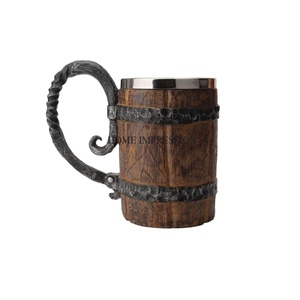 Tazas modernas de cocina de madera de bambú, Decoración de mesa para fiestas de boda, tazas de jugo y batido, tazas de decoración para el hogar de calidad superior - Product Image 1