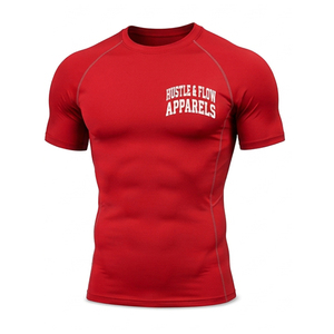 เสื้อคอมเพรสชั่นแขนสั้นแบบยืดได้ น้ำหนักเบา ราคาขายส่ง รับผลิตตามแบบ - Product Image 2