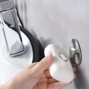Support mural magnétique pour savon en acier inoxydable avec aimant, distributeur de savon, porte-savon, nouveau design - Product Image 3