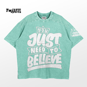 Camiseta Twillsports 2026 para Hombre, de Alta Calidad, Secado Rápido, Antiarrugas, Estampada, 100% Algodón, Tejido de Punto, Prelavada, Manga Corta - Product Image 1