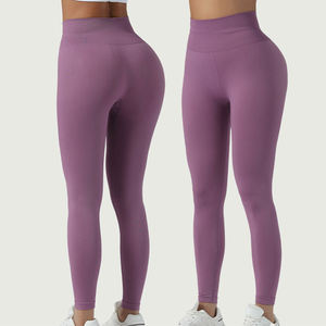 Leggings Deportivos de Cintura Alta para Mujer, Efecto Levanta Glúteos, Sin Costuras, Sin Contornos, Pantalones Deportivos Básicos, Ropa Deportiva 2026 - Product Image 4