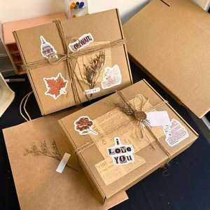 Wholesale Square Corrugated <b>Cardboard</b> Shipping <b>Box</b> Mailing and <b>Storage</b> Container Paper Product - Product Image 5