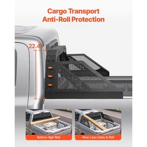 ราวแขวนผ้าอเนกประสงค์พร้อมไฟสำหรับรถปิกอัพขนาดเต็ม - Product Image 6