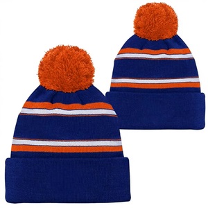 Satin Lined Plaid Skull Knit Beanie Hats for Unisex Children's Thick Baggy Faux Fur Pompom Winter Ribbed Chunky Beach Hand Drawn - Product Image 2