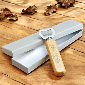 <b>Personalised</b> <b>Bottle</b> Opener Custom Engraved Wooden Beer Opener Handmade Wood Handle <b>Bottle</b> Cap Opener Wedding Favors Party Gift - Product Image 5