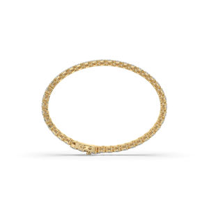 Pulsera de Oro de 14K/10K con Diamante Cultivado en Laboratorio de 10.50 Ct, Certificado IGI, Corte Brillante, Joyería para Bodas y Fiestas - Product Image 4