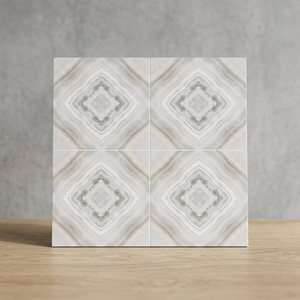 8mm Travertine Book Match Porcelain Floor Tiles 60x60cm Premium Ceramic Flooring 5 Year Warranty Non-Slip for Swimming <b>Pool</b> - Product Image 2