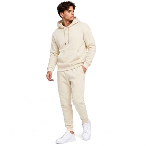 Ensemble de survêtement léger en coton pour homme, style streetwear hiver, avec sweat à capuche et pantalon de jogging, fabrication de vêtements à marque privée - Product Image 1