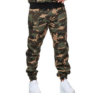 Conjunto Deportivo de Camuflaje para Hombre, 2 Piezas, Sudadera con Cremallera y Pantalones Deportivos, Ropa Deportiva, 100% Poliéster Sin Costuras, Venta al Por Mayor Personalizada - Product Image 6