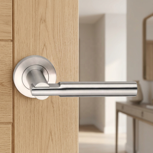 Poignée de meuble tendance à levier, design moderne, nickel poli, quincaillerie durable pour la maison, le bureau, la chambre et la salle de bain - Product Image 3