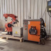 Bras robotisé de soudage à 6 axes pour la construction navale, soudage de plaques d'acier et de structures de coques