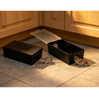 Piège à colle rectangulaire 2026 pour rats, station d'appât longue durée, boîte à souris en plastique