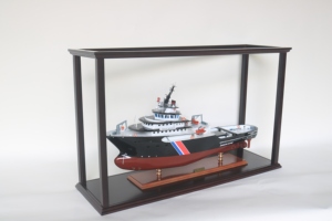 Modelo de Barco de Rescate de Madera Abeille Bourbon Hecho a Mano y Ecológico - Regalo Empresarial Premium de Feng Shui para Halloween/Pascua, Hogar u Oficina - Product Image 5