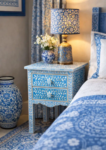 Customized Resin Bone Inlay Modern <b>Stool</b> and Ottoman for Bedroom - Product Image 6