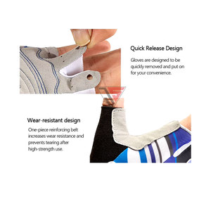 Guantes de Ciclismo de Dedos Cortos para Bicicletas con Absorción de Impactos, Transpirables y Antideslizantes, Suministro Directo de Fábrica - Product Image 5