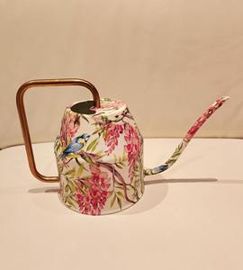 Arrosoir élégant à imprimé floral rose pour plantes d'intérieur et d'extérieur, jardin, balcon, arrosoir décoratif, article cadeau - Product Image 5