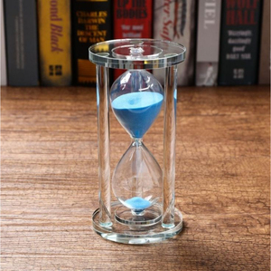 Elegant Crystal Hourglass <b>Sand</b> <b>Timer</b> With Crushed Diamond Columns Decorative Glass <b>Sand</b> Clock For Home Office Desk Decor - Product Image 4