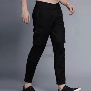 Pantalons cargo pour hommes en marque privée, en vente en ligne, couleur personnalisée, pantalons cargo délavés pour hommes, pantalons cargo multi-poches - Product Image 3