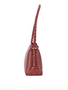 Trendy Soft Leather Shoulder Handbag Braided Strap Ladies <b>Purse</b> Custom Fashion Wholesale Bulk Order Available - Product Image 3