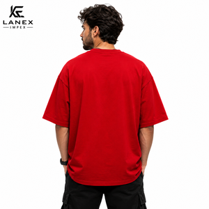 T-shirt graphique personnalisé Halloween, imprimé citrouille noire, tee-shirt en coton oversize rouge, streetwear décontracté, mode pour hommes et femmes, OEM - Product Image 4