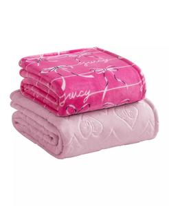 Plush Glam 2-<b>Pc</b>. Throw <b>Set</b> | Juicy Couture - Product Image 3