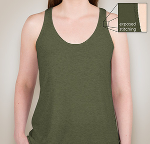 Débardeur vert en tricot pour femme, col rond, couleur unie, longueur normale, sans imprimé - Product Image 2