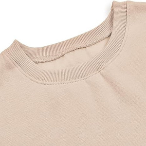 Sudadera Corta Bordada de Alta Calidad para Mujer, Estilo Urbano, Personalizable, Nueva Moda Casual Otoño Invierno, Color Sólido, Venta al Por Mayor 2026 - Product Image 4