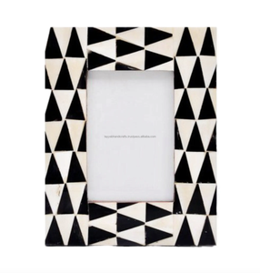 Cadre photo personnalisé incrustation d'os Cadre photo de qualité supérieure Cadre photo Accessoires de table Tableau décoratif - Product Image 4