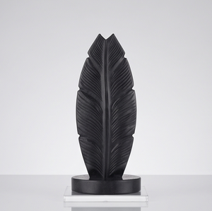 Vase décoratif moderne en aluminium noir texturé, fait main, haute qualité, pour Pâques, bibliothèque, bureau, vente en gros - Product Image 1