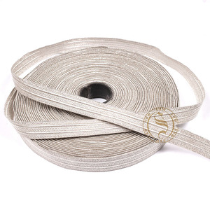 Fil de bullion à double rayure, Tresse de bullion dorée, Tresse cérémonielle, Garnitures en dentelle en gros à vendre - Product Image 3