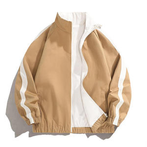 Spring Autumn New Reversible Bomber <b>Jacket</b> Unisex Stand Collar Streetwear Heart <b>Pattern</b> Versatile <b>Jacket</b> - Product Image 3