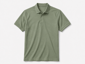 Polo en coton uni pour homme, manches courtes, col classique, décontracté, coupe ajustée, tricoté, logo personnalisé, OEM ODM, vente en gros - Product Image 5
