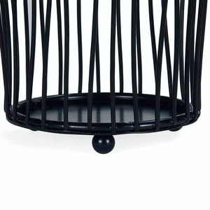 Ensemble de 3 bougeoirs modernes en fil de fer noir, design herbe, minimalistes, en métal noir, pour bougies pilier et bâtonnets. - Product Image 5