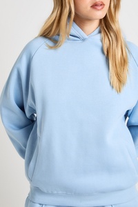 Sudadera con capucha extragrande para mujer, informal, holgada, de forro polar, con bolsillo canguro, manga larga, conjunto de ropa de descanso - Product Image 4