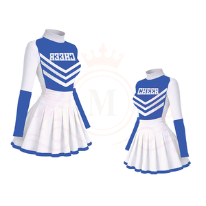 Tenues d'entraînement de cheerleading sur mesure avec logo OEM, tailles plus grandes, robes, jupes, uniformes, costumes pour enfants, jeunes et femmes - Product Image 3