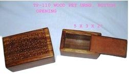 High Quality Elegant Luxury Handmade Wooden Pet Urn 2022 Hot Selling Luxury Commemorative Cremation Wooden Pet Urn With Lid - Product Image 2